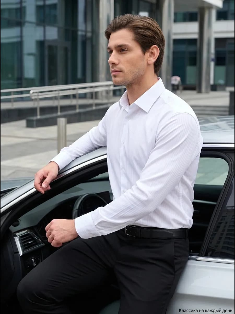 Рубашка с длинным рукавом легко гладить