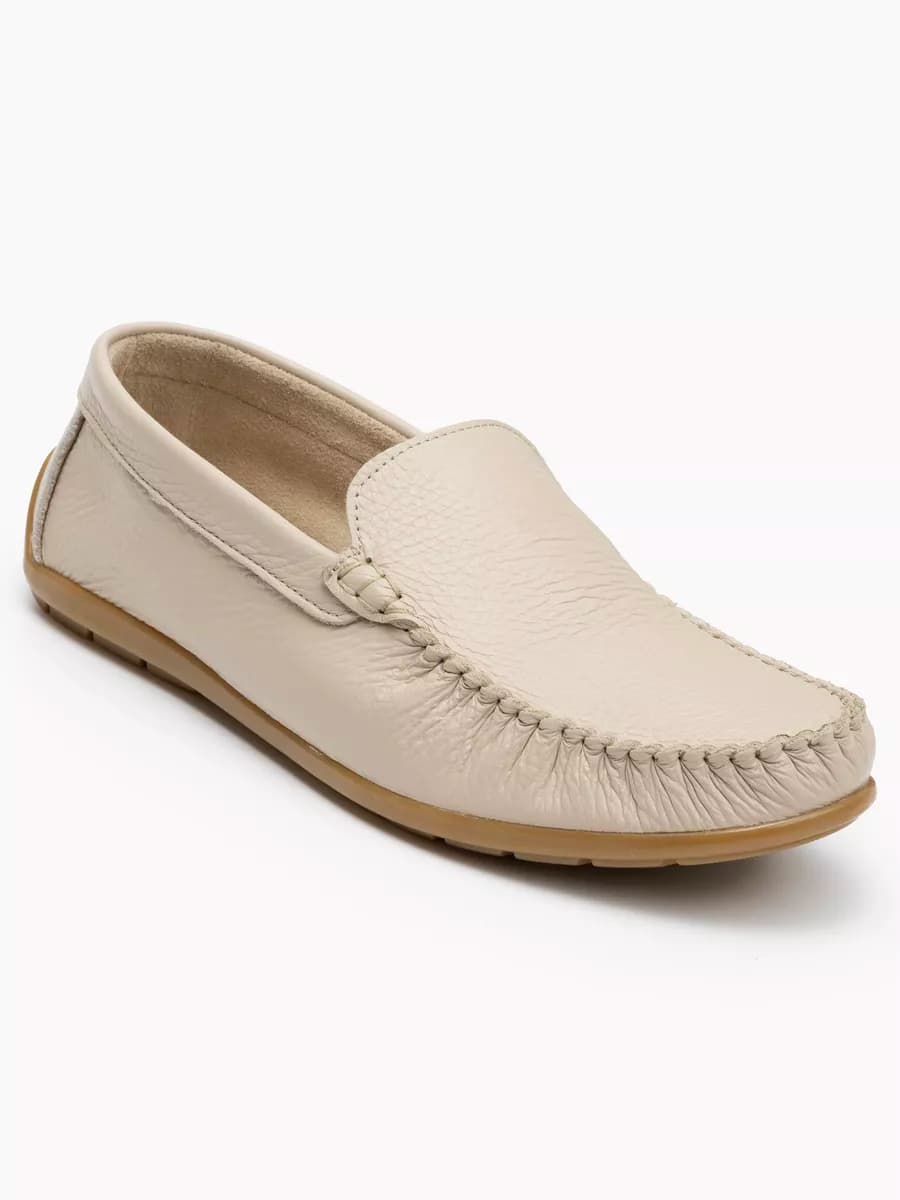 Мокасины кожаные