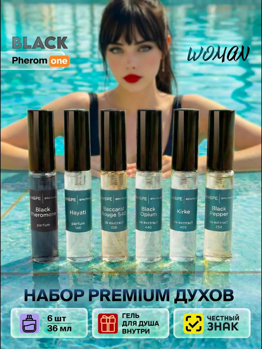 Подарочный набор духов BLACK PHEROMONE