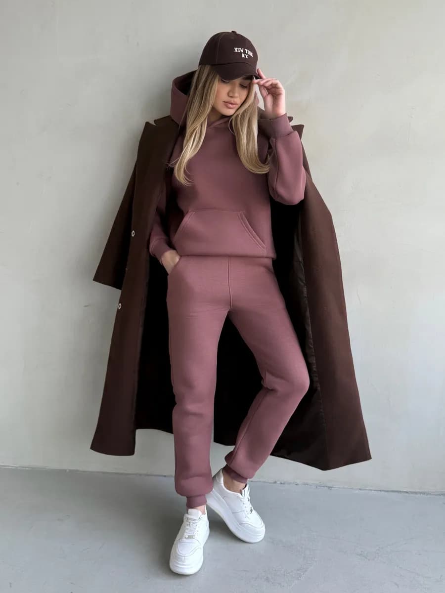 Спортивный костюм теплый с начесом