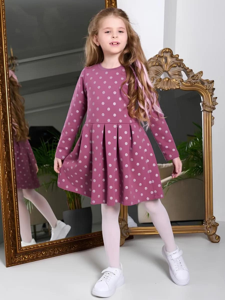 Платье в садик теплое - фото 1