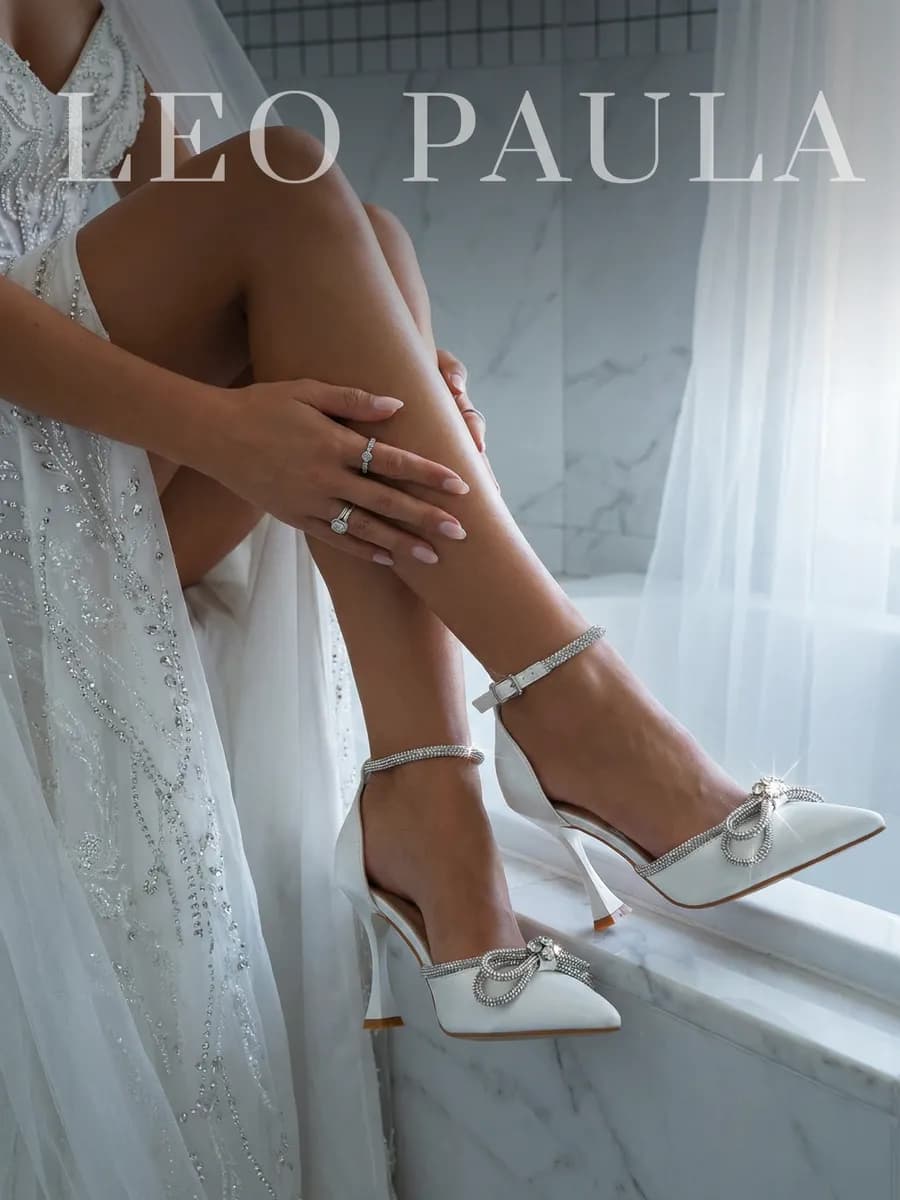 Туфли на каблуке вечерние со стразами