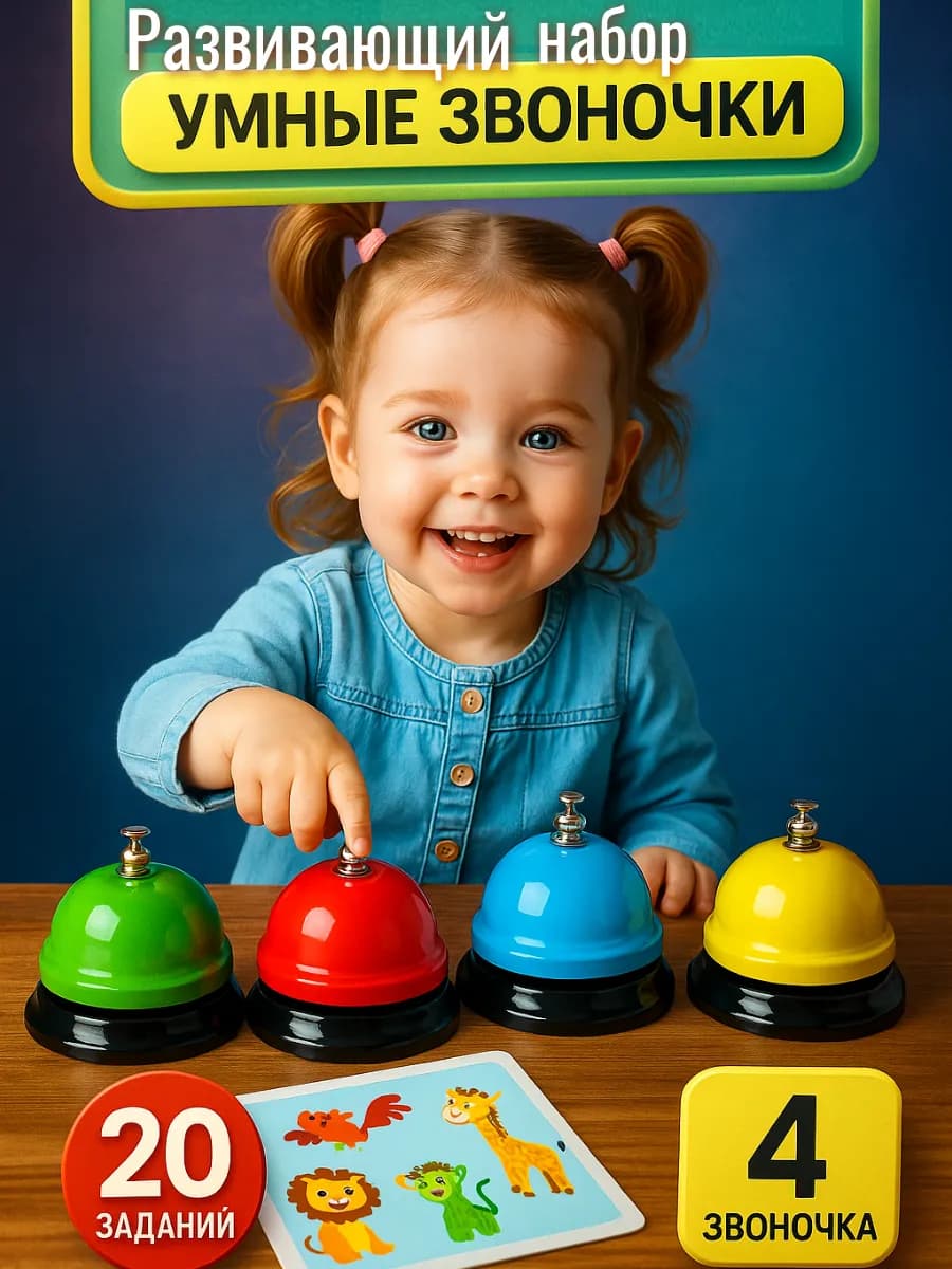 Развивающие игрушки Умные звоночки настольная игра для детей