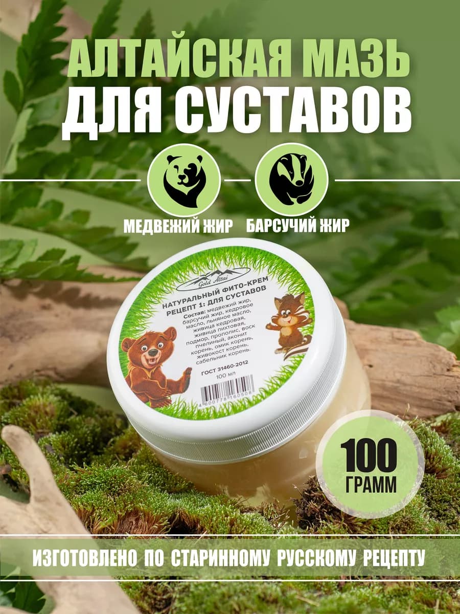 Мазь для суставов от боли в коленях обезболивающая