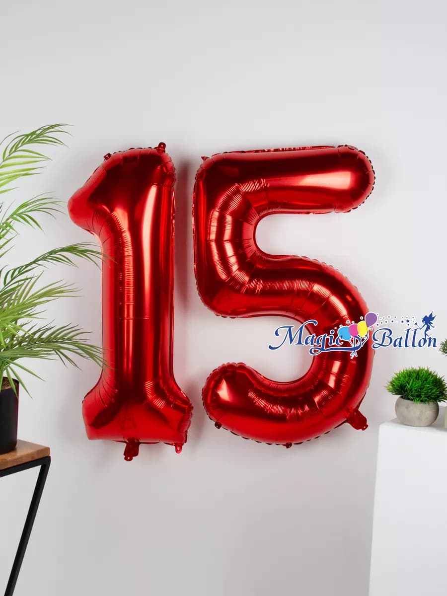 Воздушные шары на 15 лет
