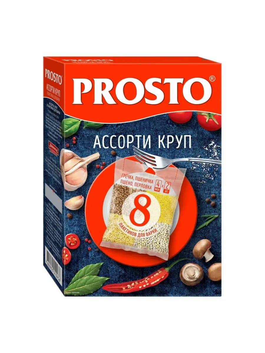 Крупы в варочных пакетиках 8 шт х 62,5 г