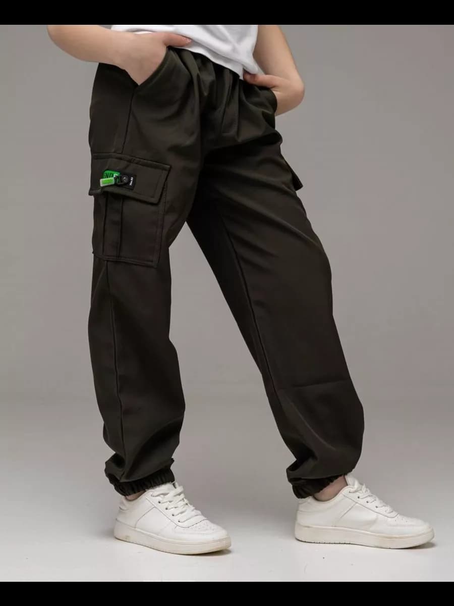 Брюки на резинке джоггеры спортивные штаны