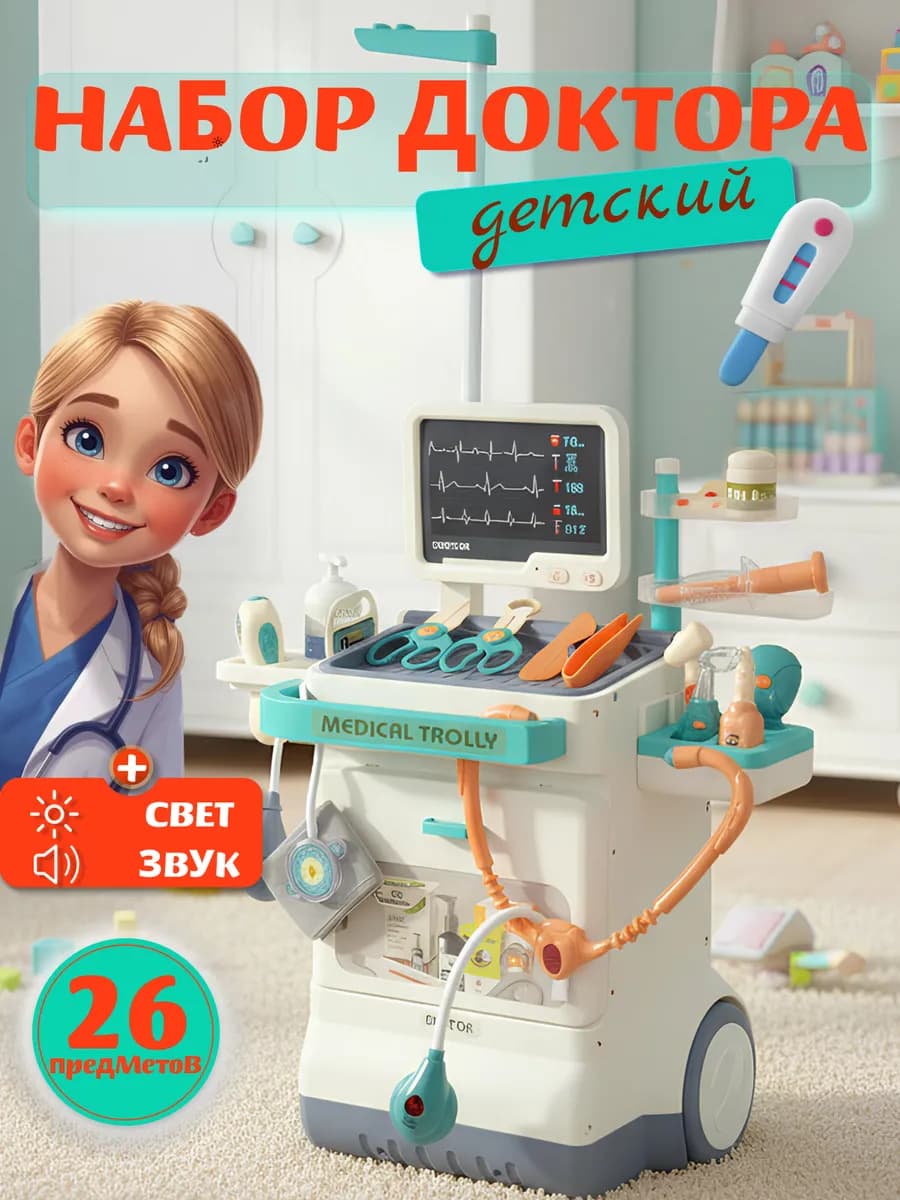 Игровой набор доктора детский