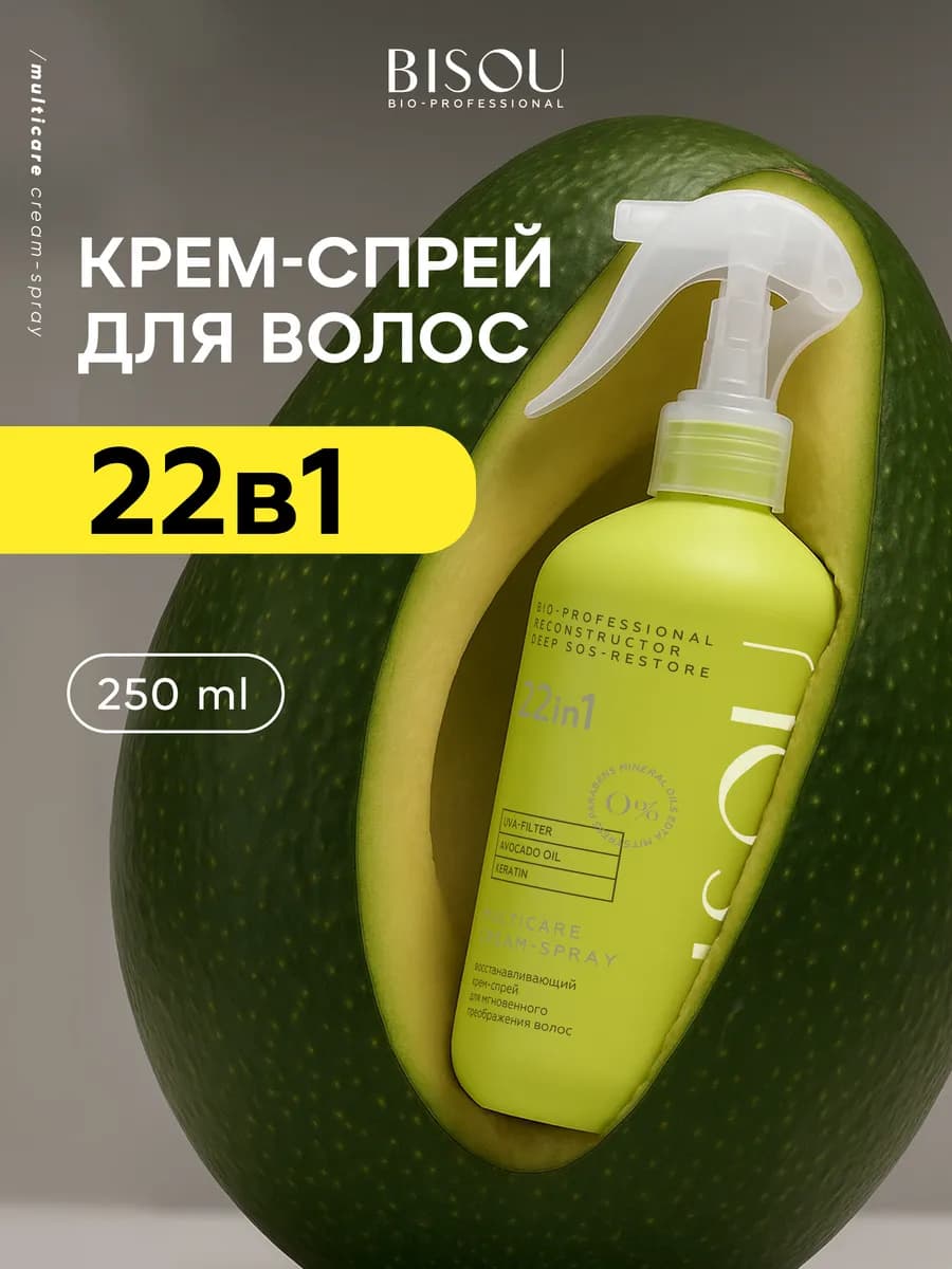 Крем спрей для волос 22 в 1 термозащита парфюмированный уход