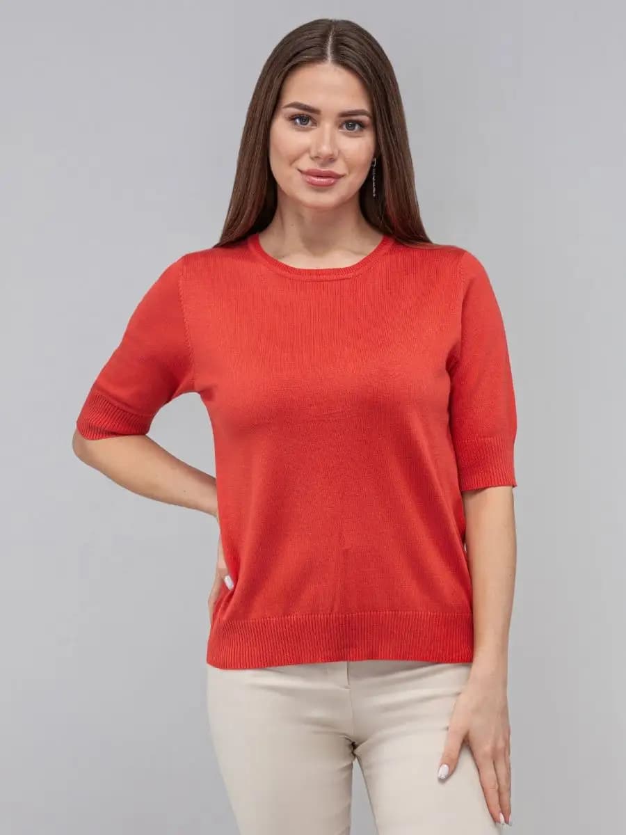 Джемпер с коротким рукавом