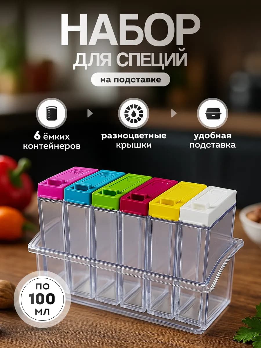 Органайзер для специй и приправ пластиковый