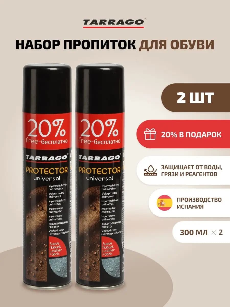 Пропитка водоотталкивающая для обуви, одежды 300мл