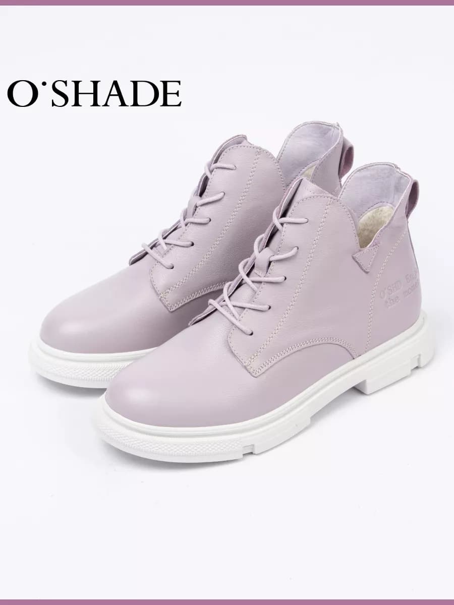 Ботинки женские демисезонные натуральная кожа - фото 1