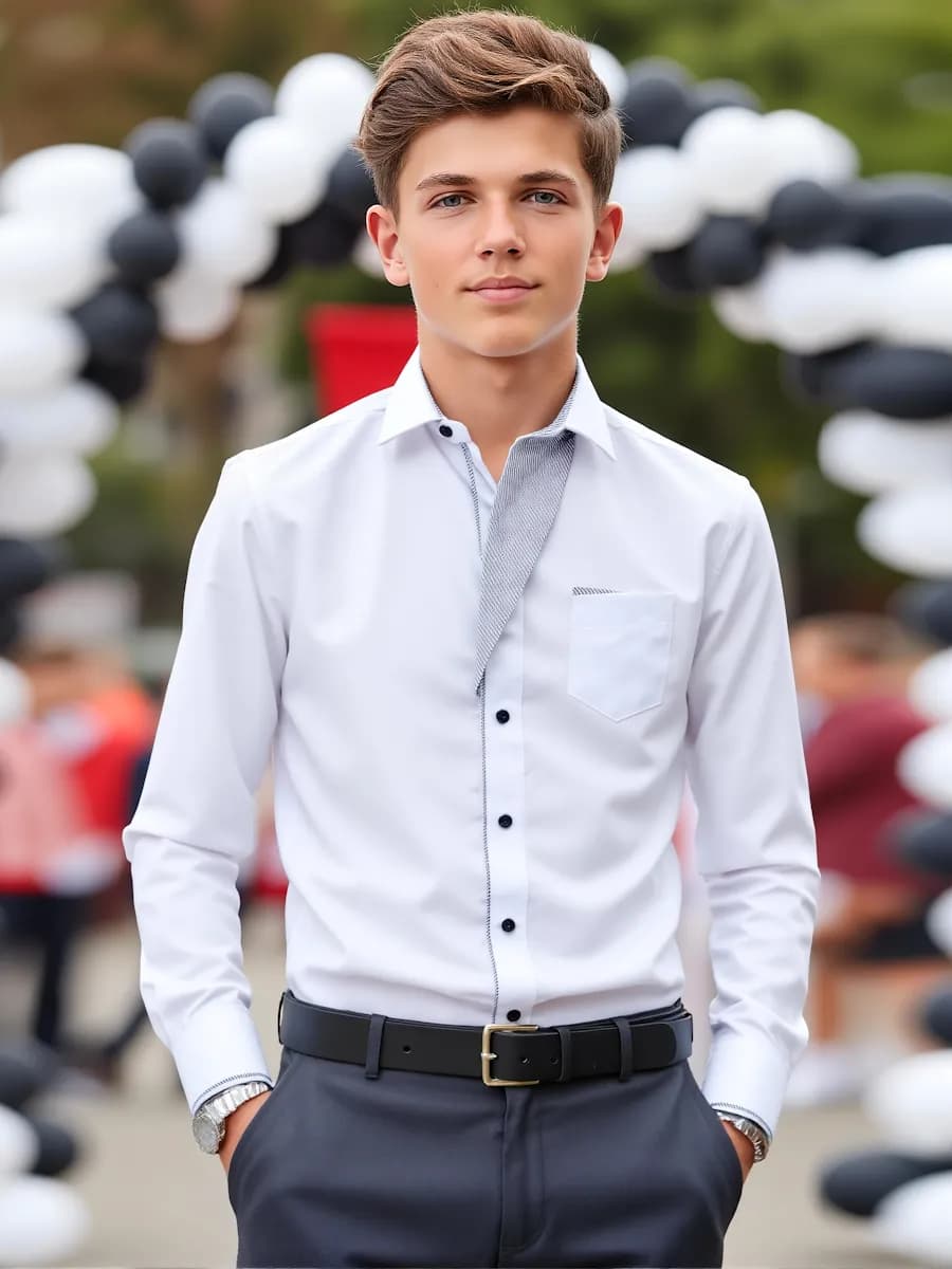 Рубашка классическая повседневная детская