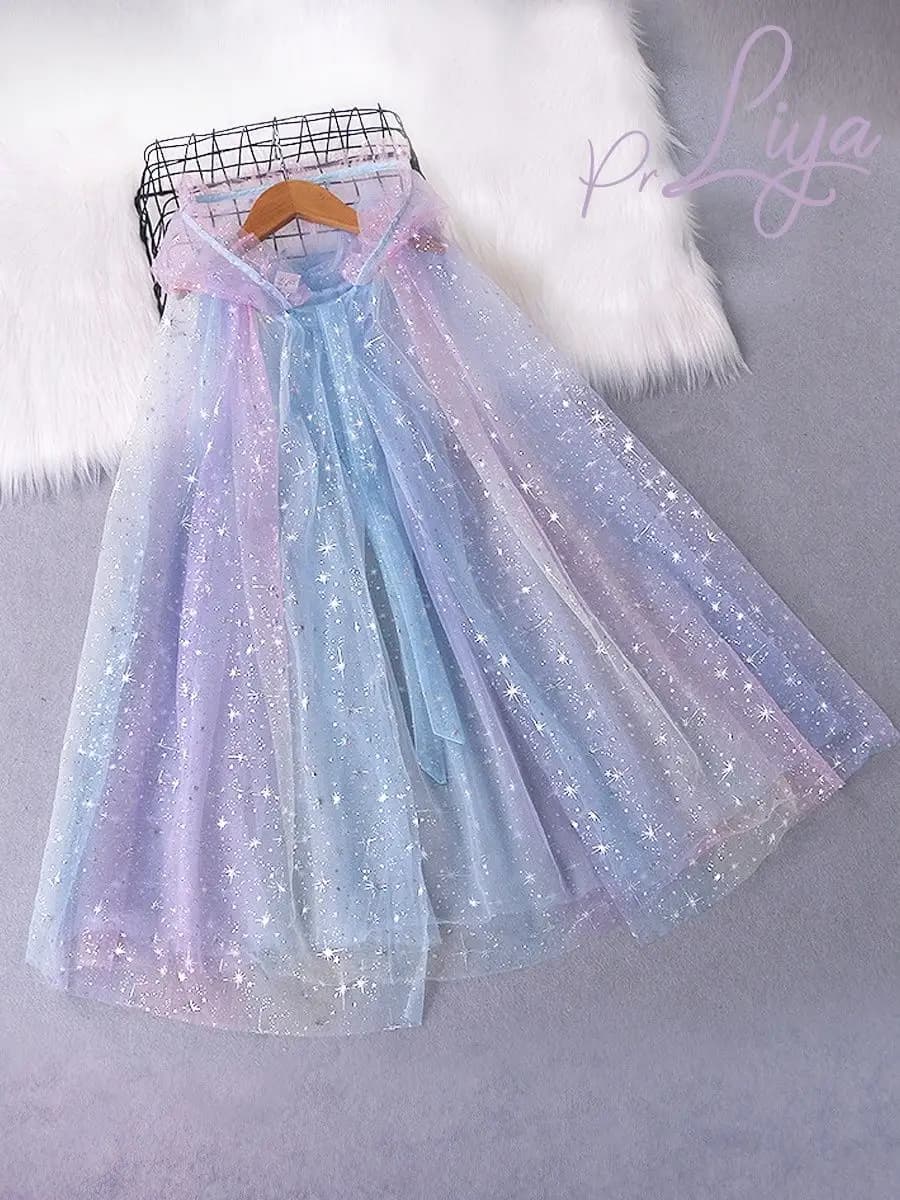 Плащ Накидка принцессы Платье Костюм карнавальный Единорожка