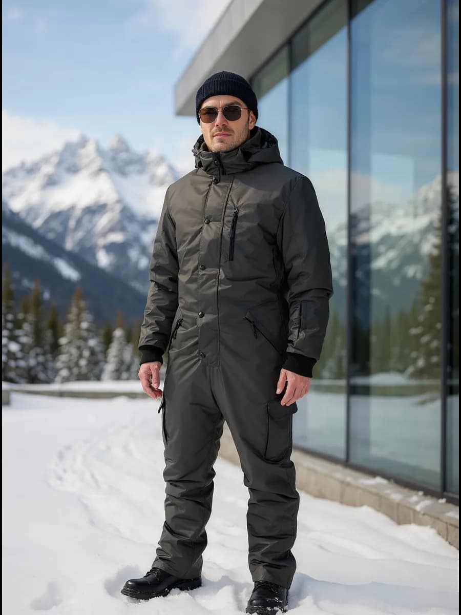 Комбинезон мужской зимний горнолыжный мембрана