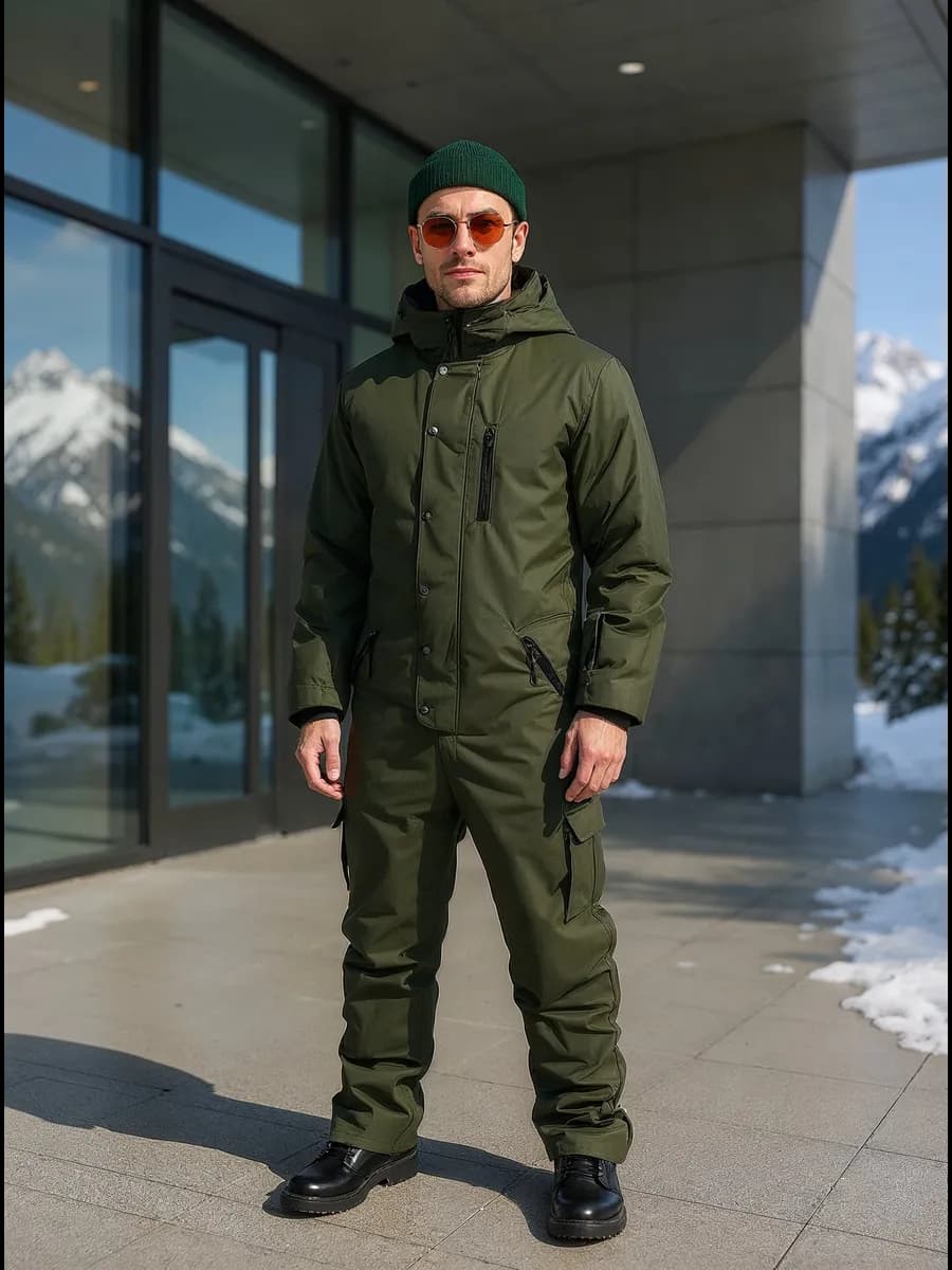 Комбинезон мужской зимний горнолыжный мембрана