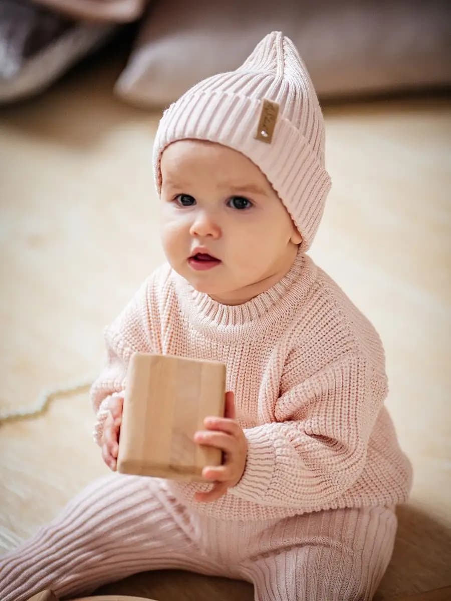 Свитер вязаный детский джемпер для малыша