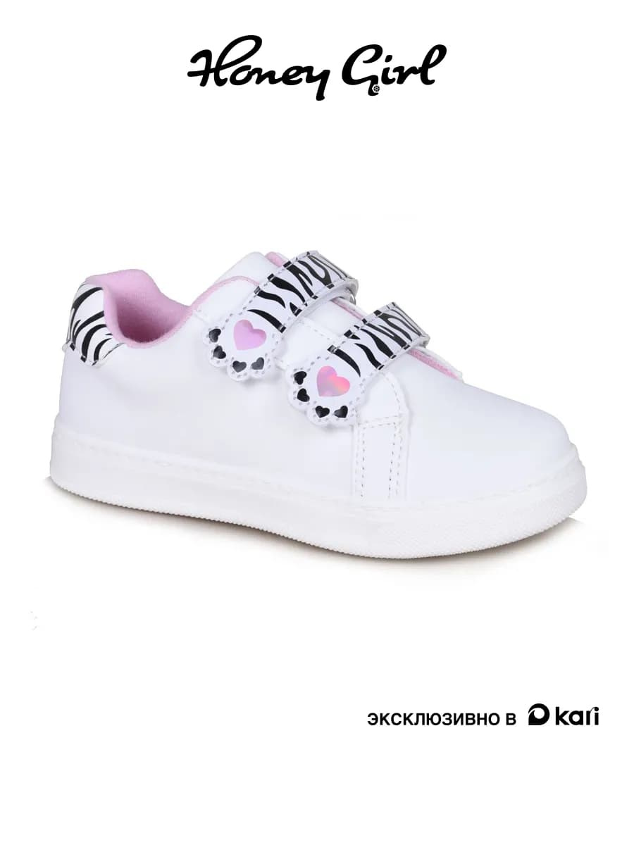 Кеды для девочки школьные белые
