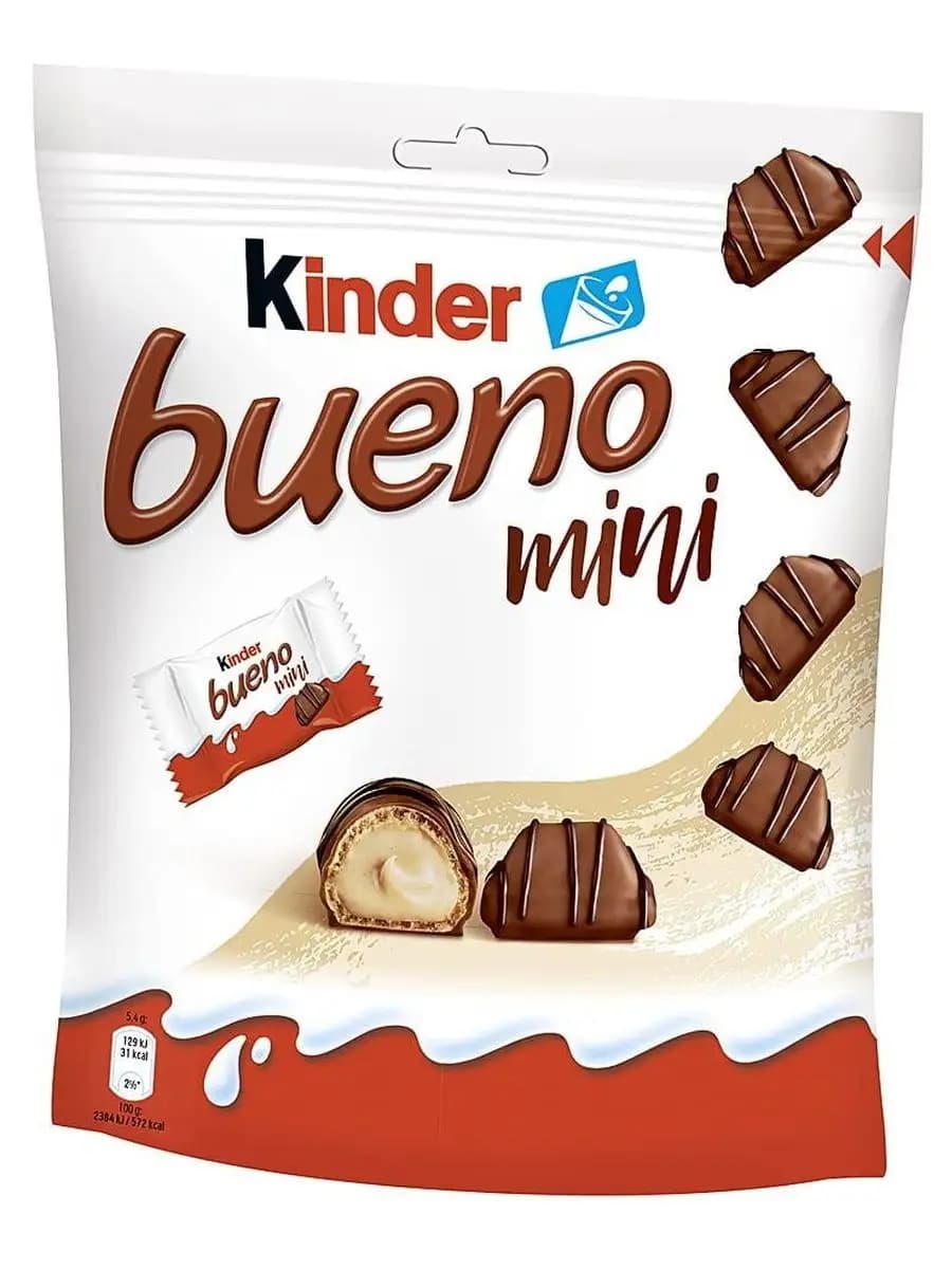 Вафельные батончики Kinder Bueno Mini шоколад Киндер