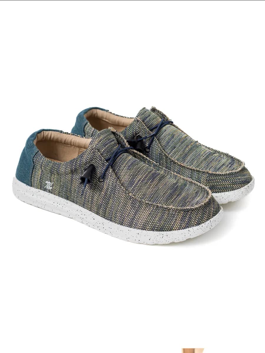 Мокасины текстильные летние топсайдеры слипоны