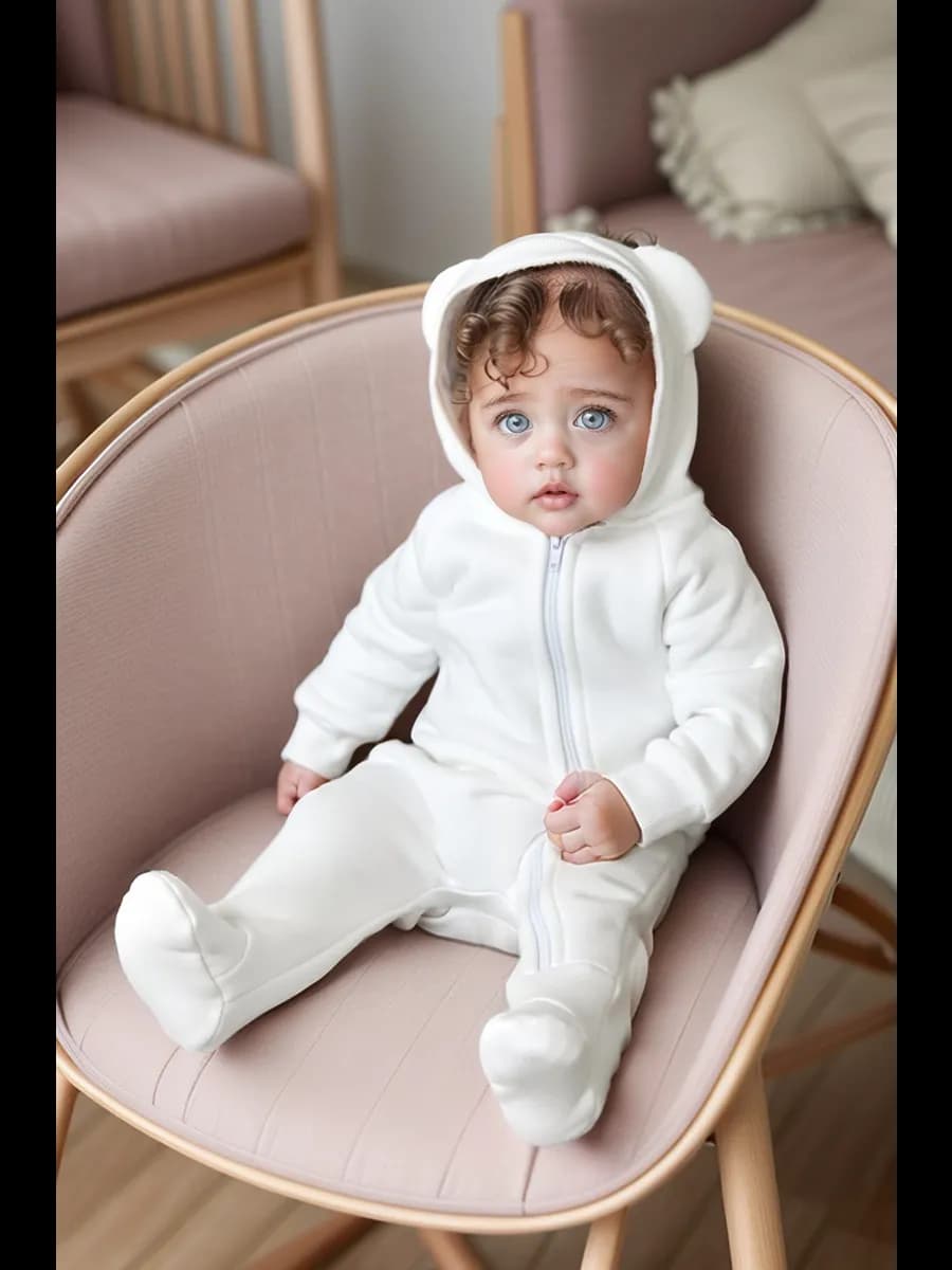 Теплый комбинезон для новорожденных