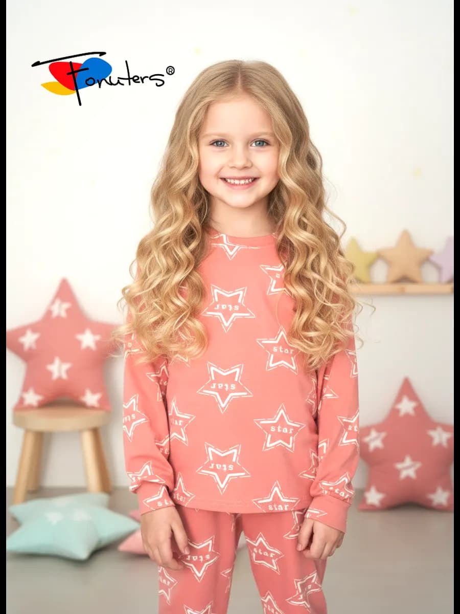 Пижама для девочки со штанами
