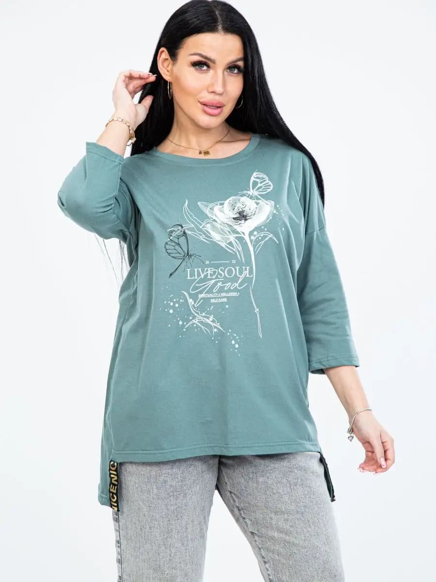 Туника удлиненная большие размеры