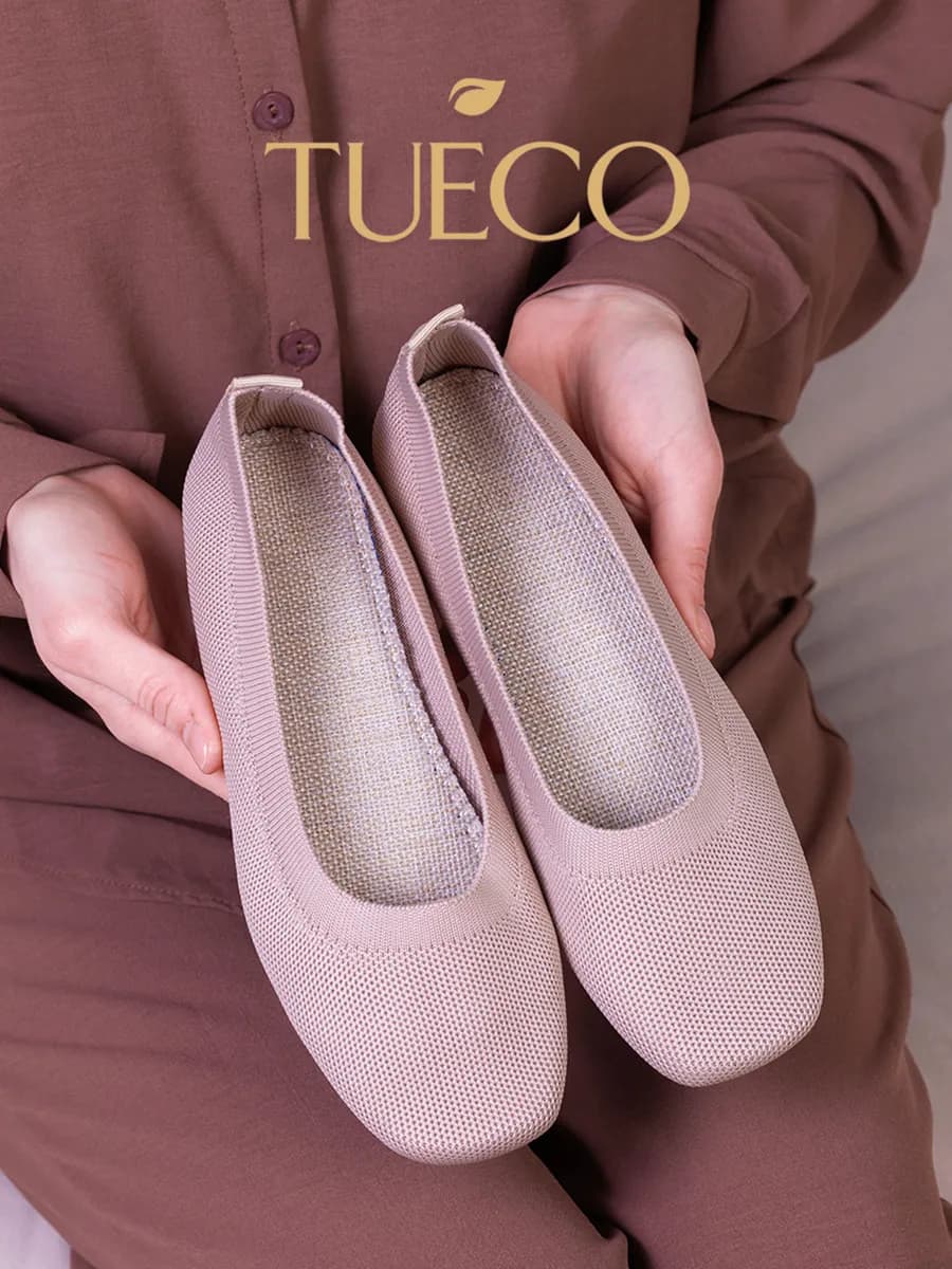 Эко балетки из натуральных материалов