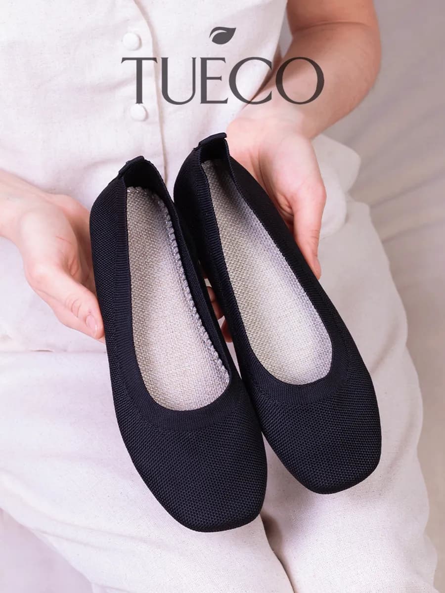 Эко балетки из натуральных материалов