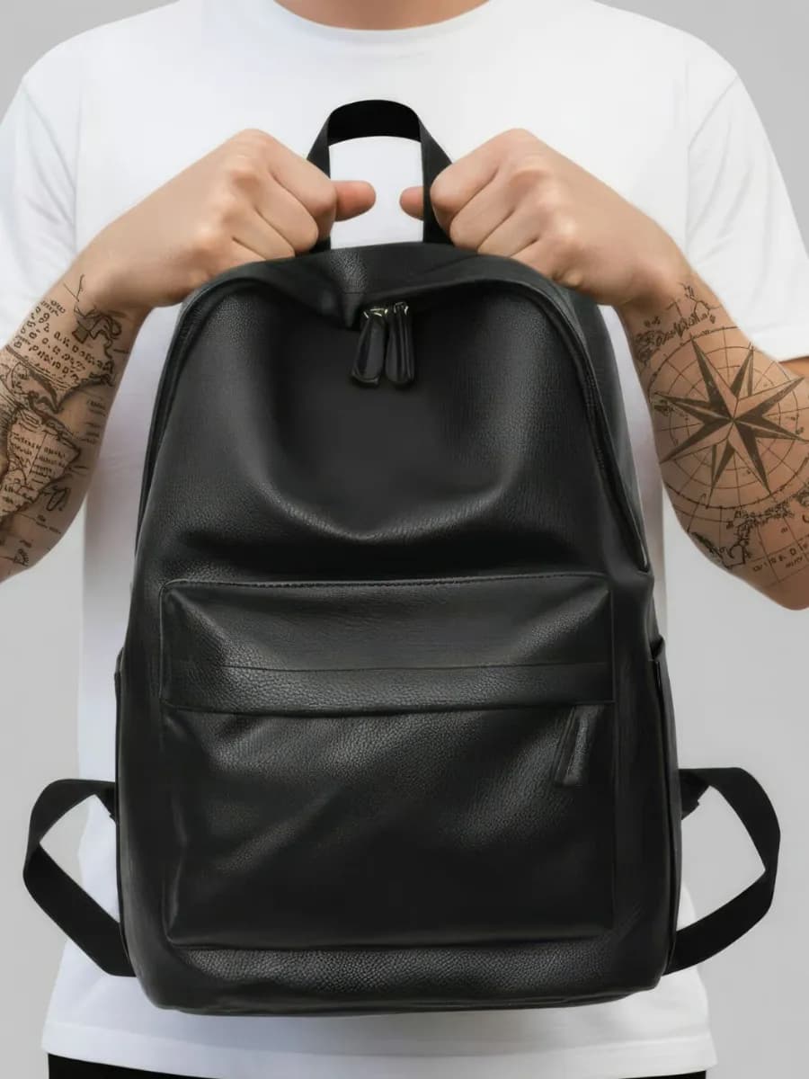 Рюкзак кожаный мужской городской