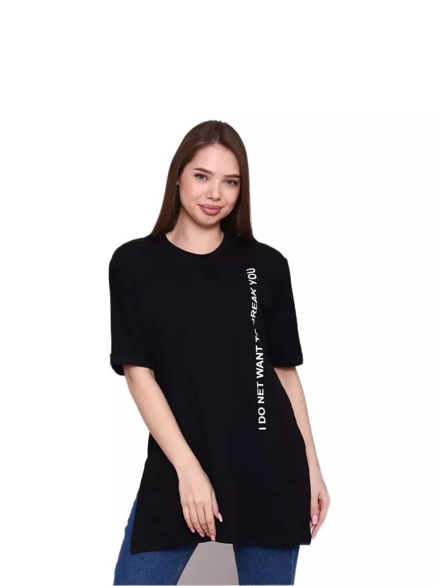 Футболка удлиненная