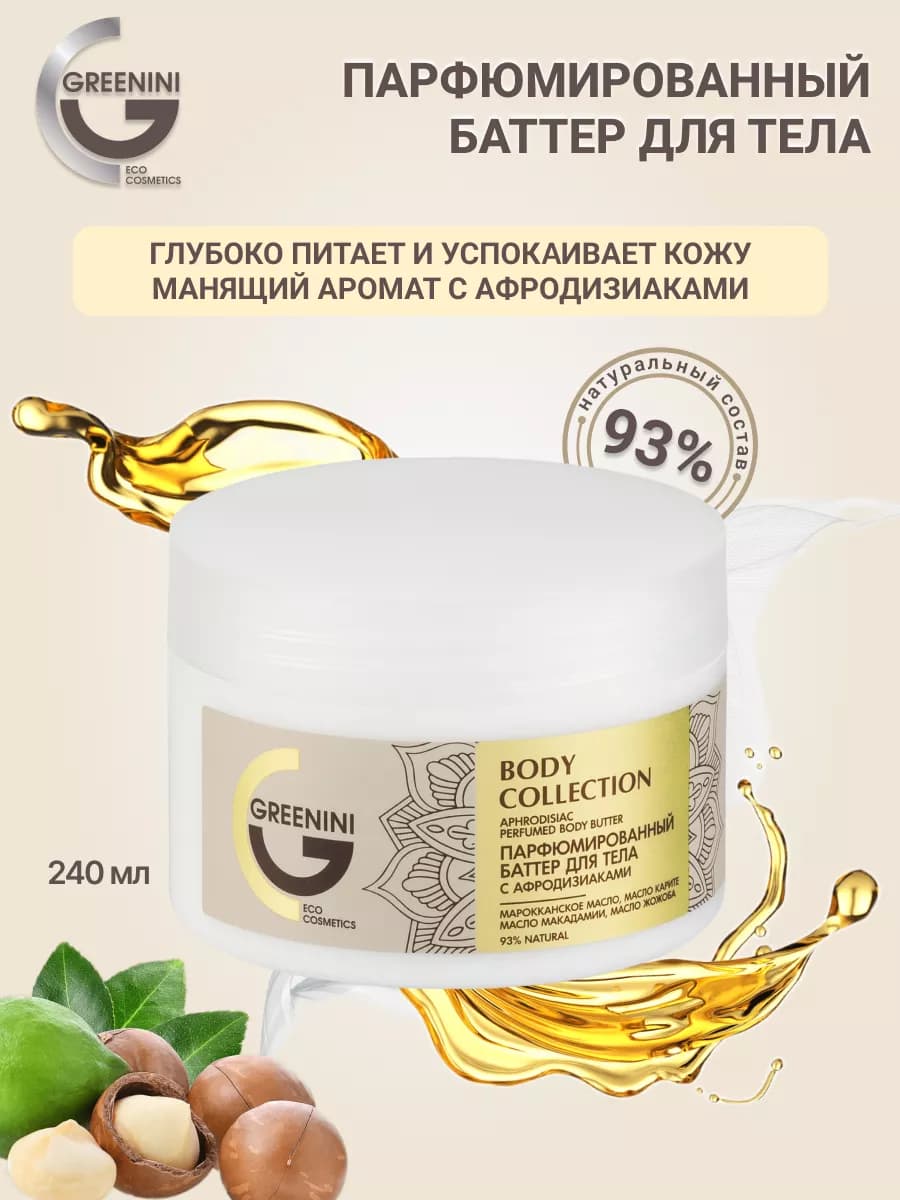 Парфюмированный баттер для тела с афродизиаками