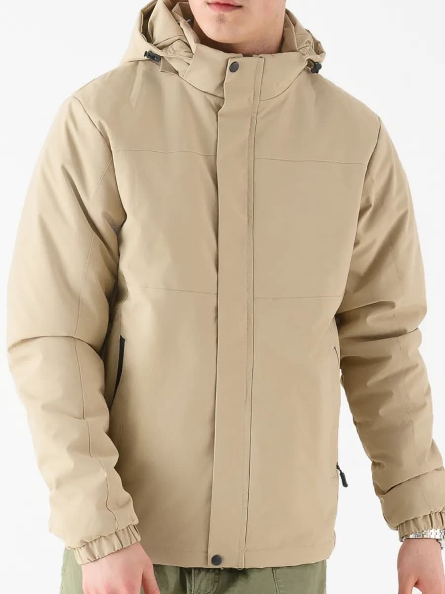 Куртка демисезонная с капюшоном - фото 1