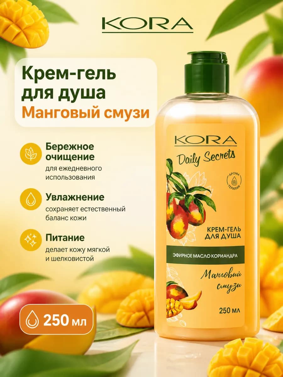 Крем-гель для душа Манговый смузи