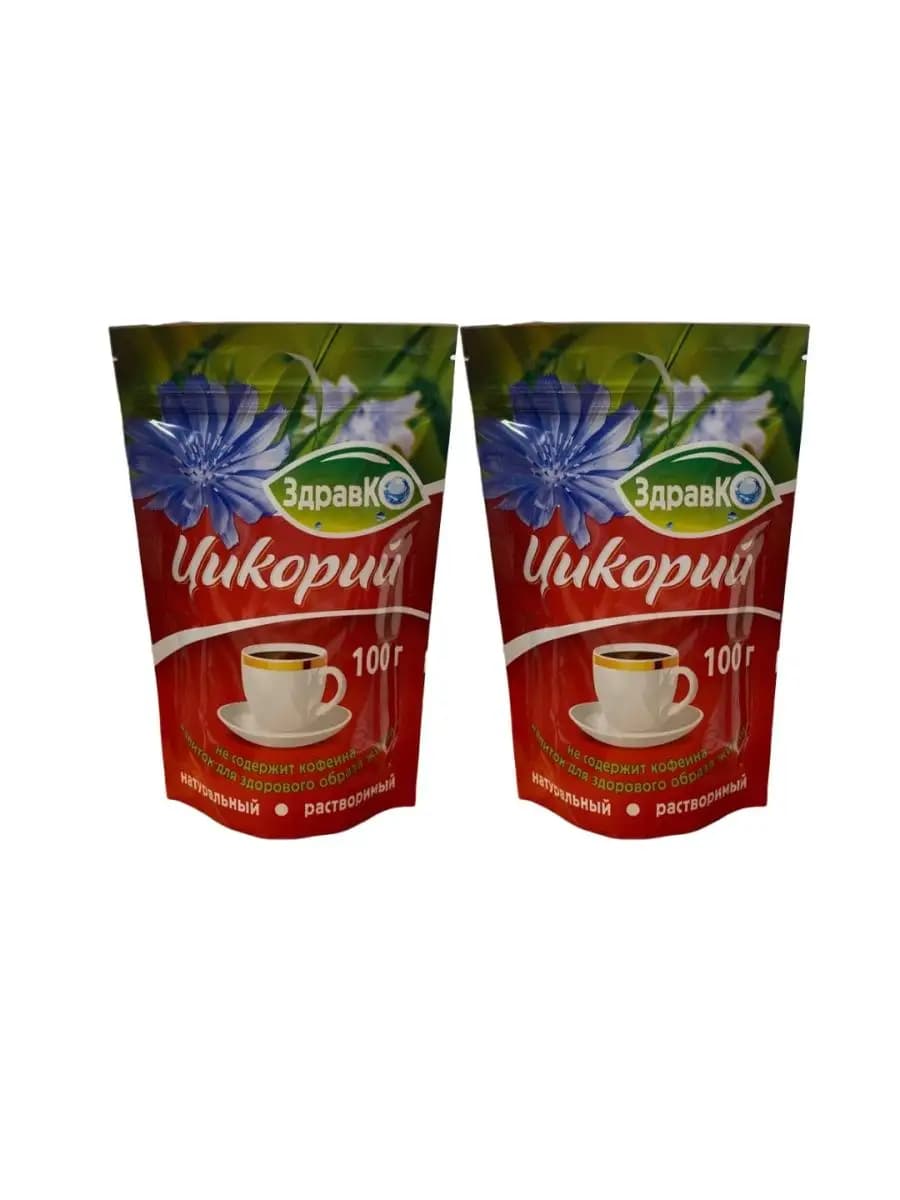 Цикорий растворимый натуральный 100 гр, 2 шт