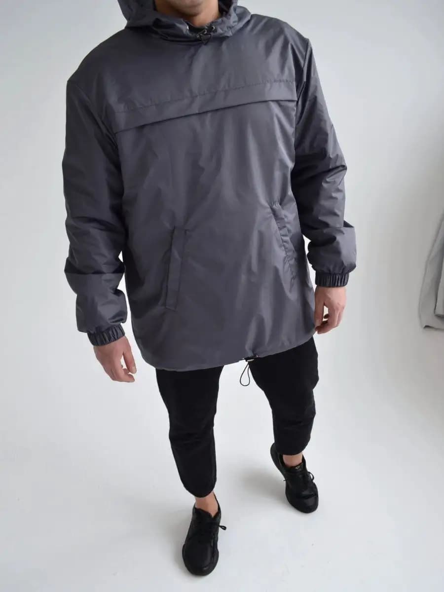 Анорак демисезонный с капюшоном