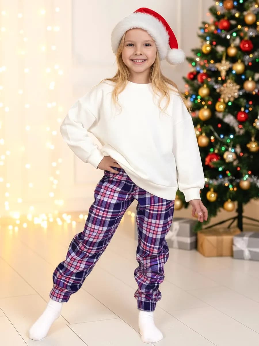 Штаны трикотажные домашние в садик - фото 1