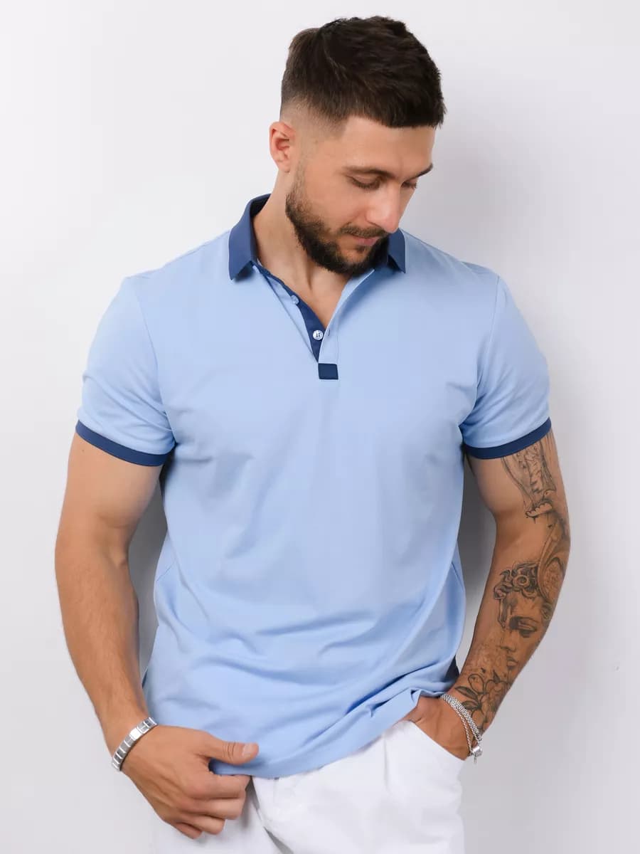 Футболка поло с коротким рукавом