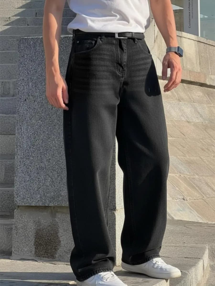 Джинсы широкие багги Y2K