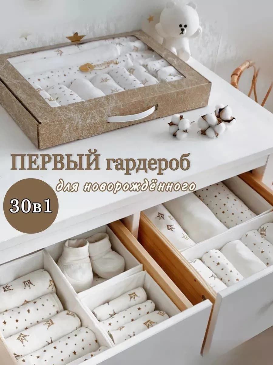 Комплект для новорожденного из 30 предметов