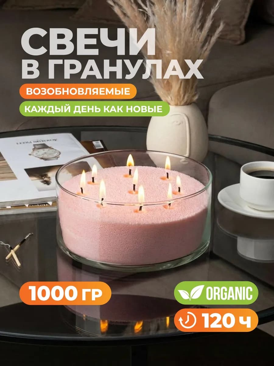 Насыпные свечи в гранулах 1 кг