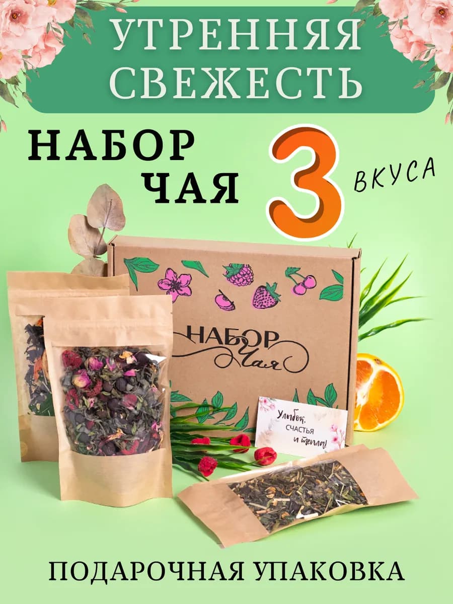 Набор чая листовой подарочный