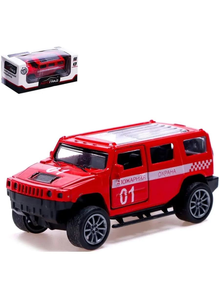 Инерционная модель "Пожарная служба", игрушечный транспорт