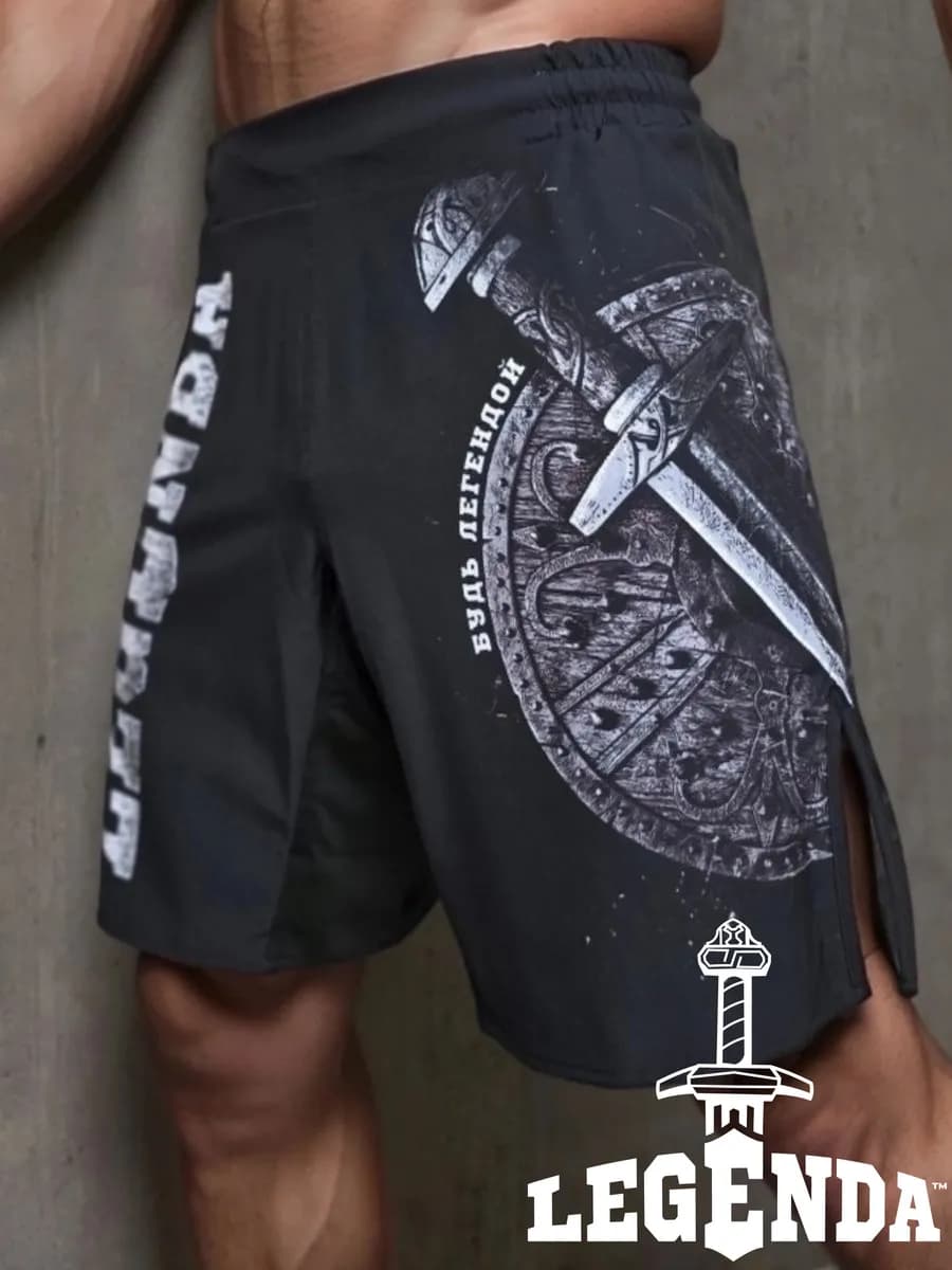 Шорты спортивные для тренировок Щит и меч 2.0 - фото 1