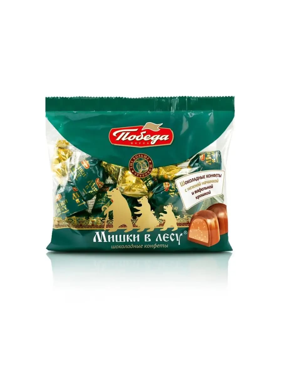 Конфеты шоколадные "Мишки в леcу", 200г
