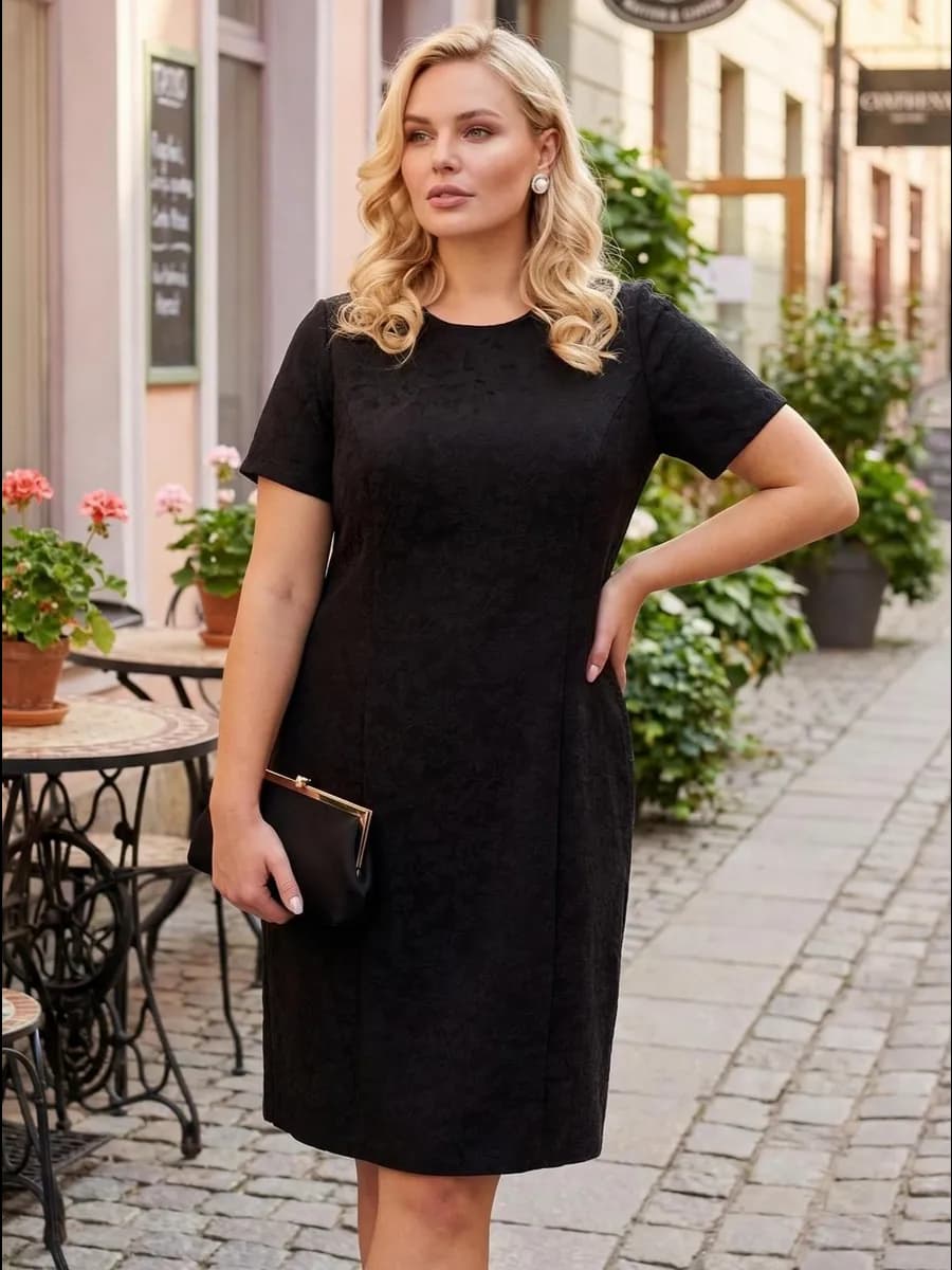 Платье вечернее жаккардовое