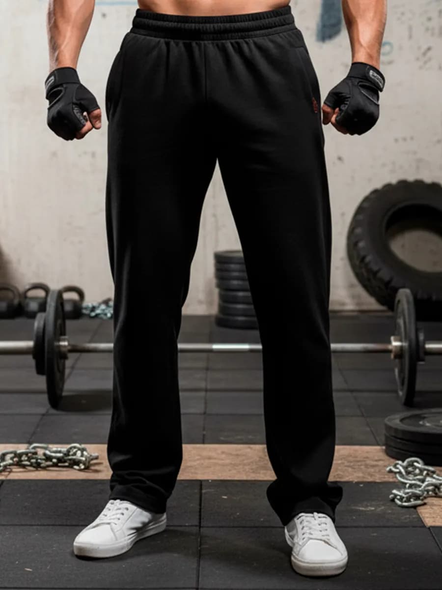 Штаны спортивные мужские прямые на высокий рост