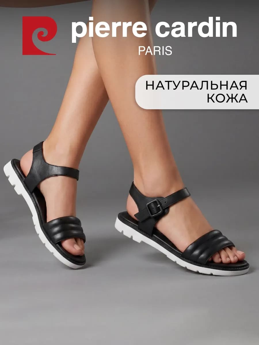 Сандалии летние натуральная кожа черные