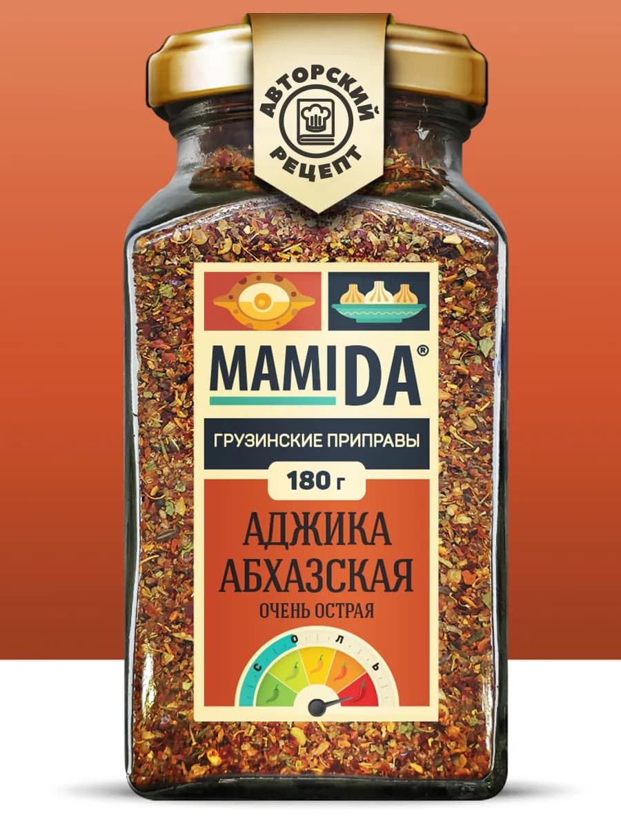 Аджика абхазская острая МамиДА, 180г